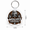 Wolves Basketball Custom Keychain