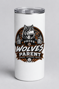 Wolves Basketball Skinny Tumbler