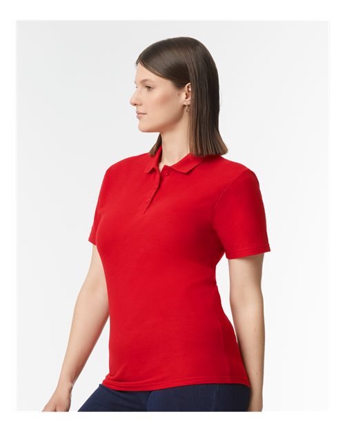 Gildan Women's Softstyle® Pique Polo 64800L
