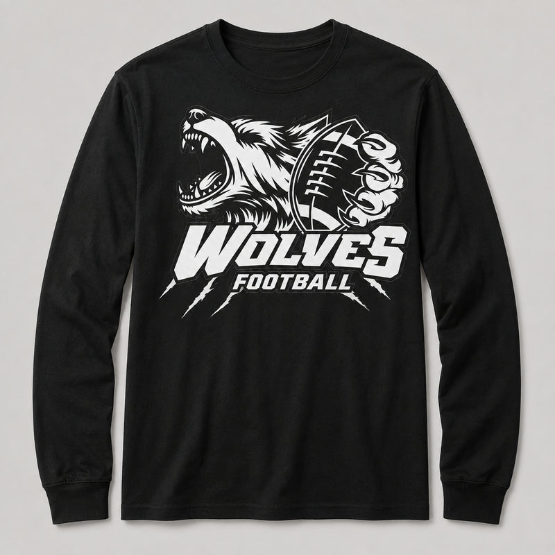 WC Wolves Football Long-Sleeve Shirt