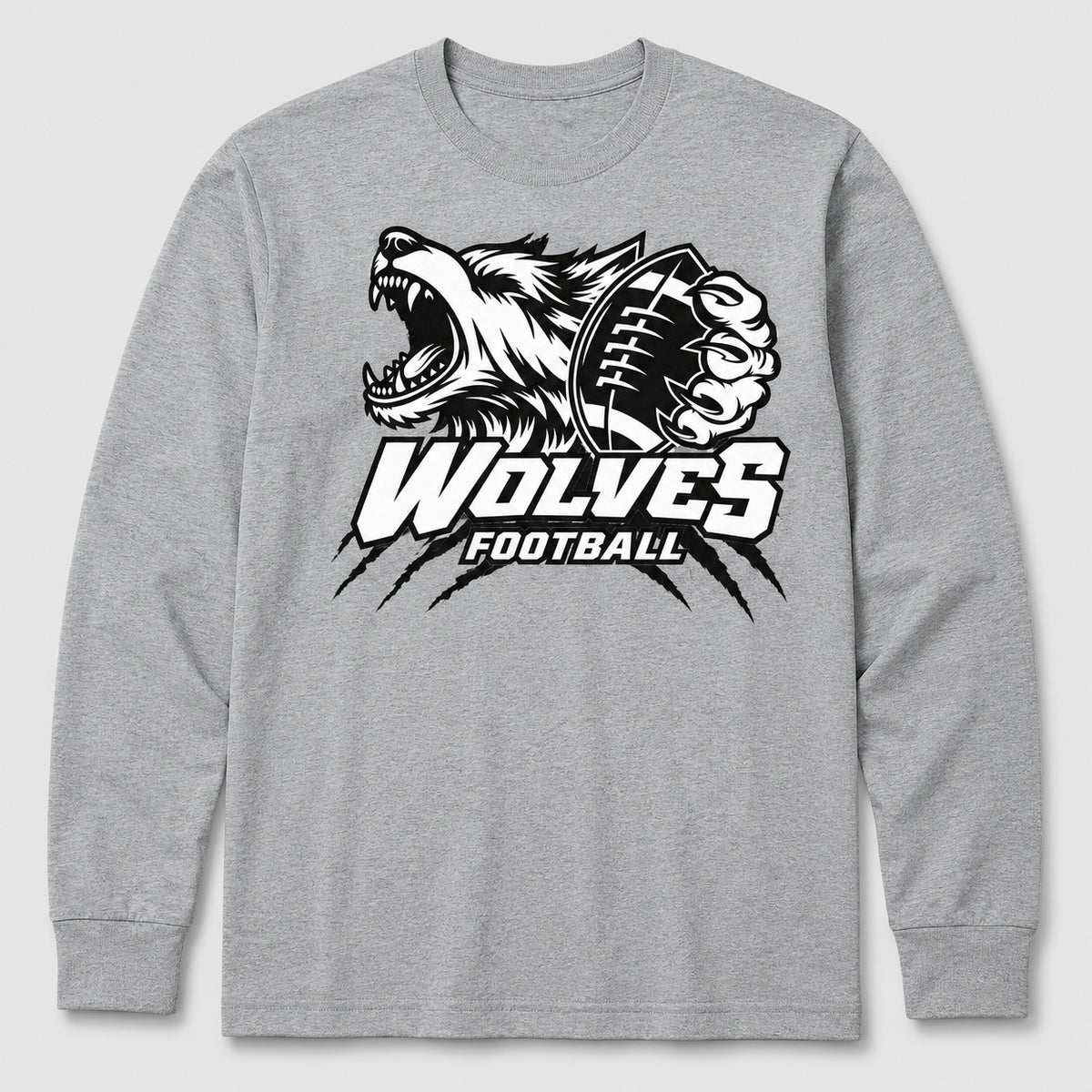 WC Wolves Football Long-Sleeve Shirt