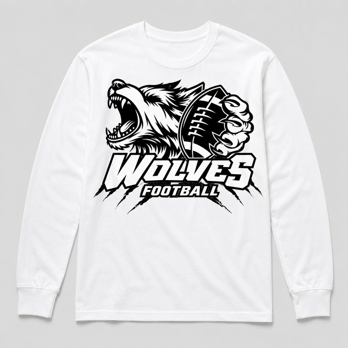 WC Wolves Football Long-Sleeve Shirt