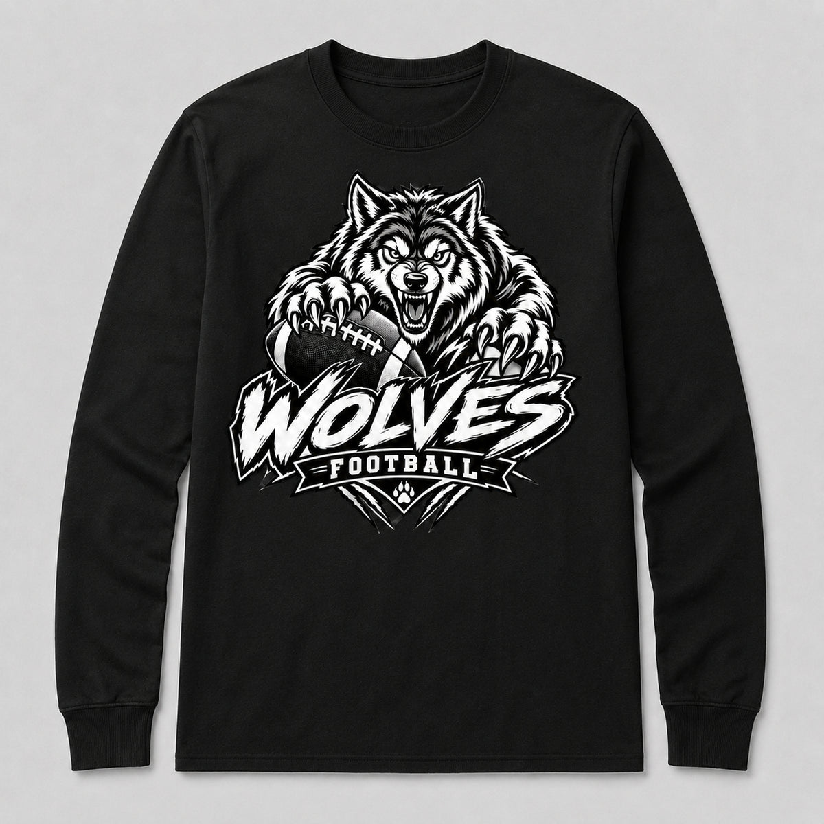 WC Wolves Snarl Long Sleeve