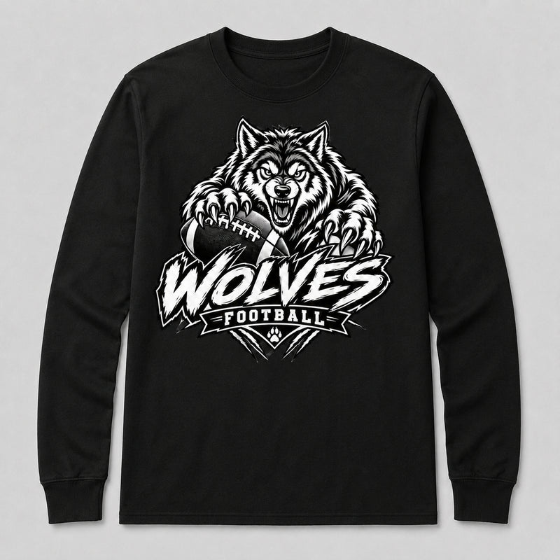 WC Wolves Snarl Long Sleeve