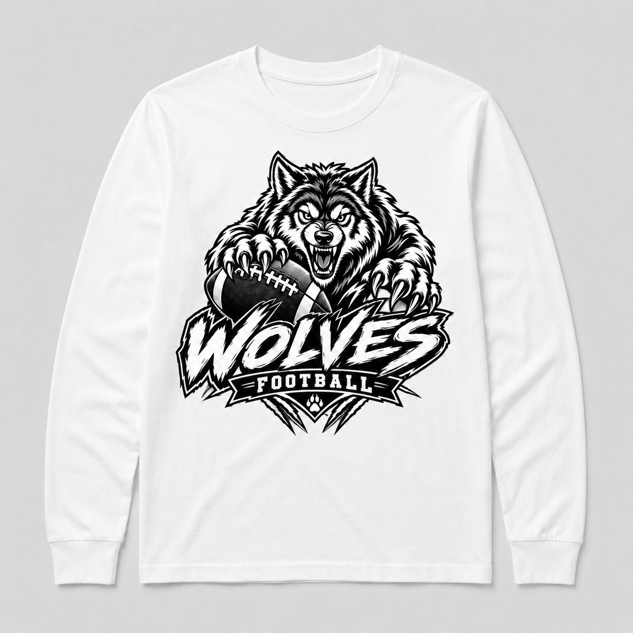 WC Wolves Snarl Long Sleeve