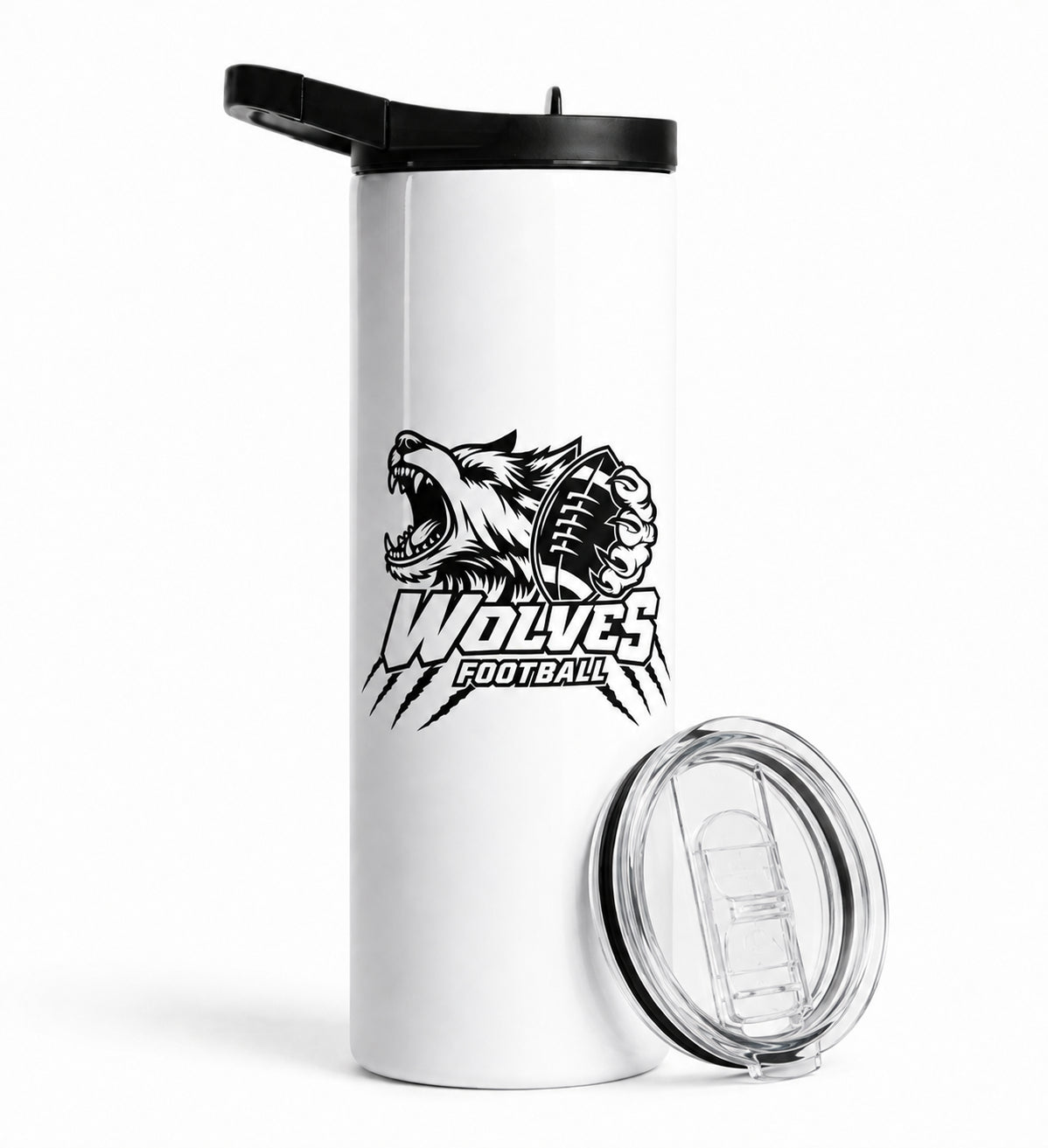 Wolves Football 30oz Duo Lid Tumbler