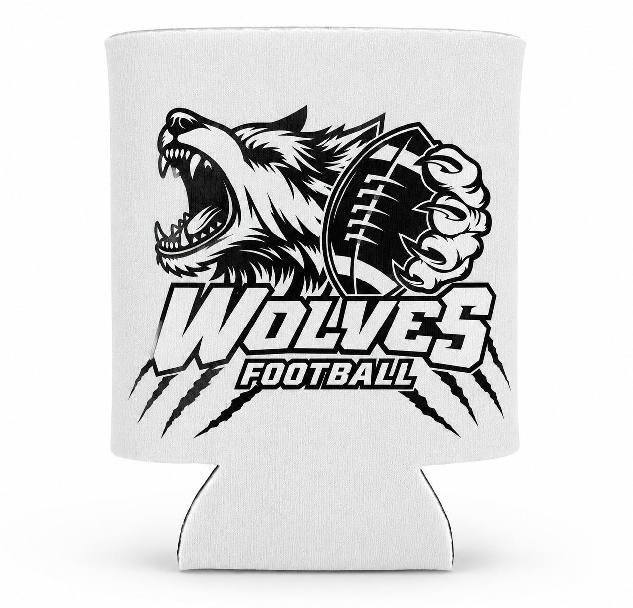 Wolves Football Can Coozie