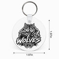 Wolves Football Custom Keychains