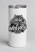 Wolves Football 20oz Skinny Tumbler