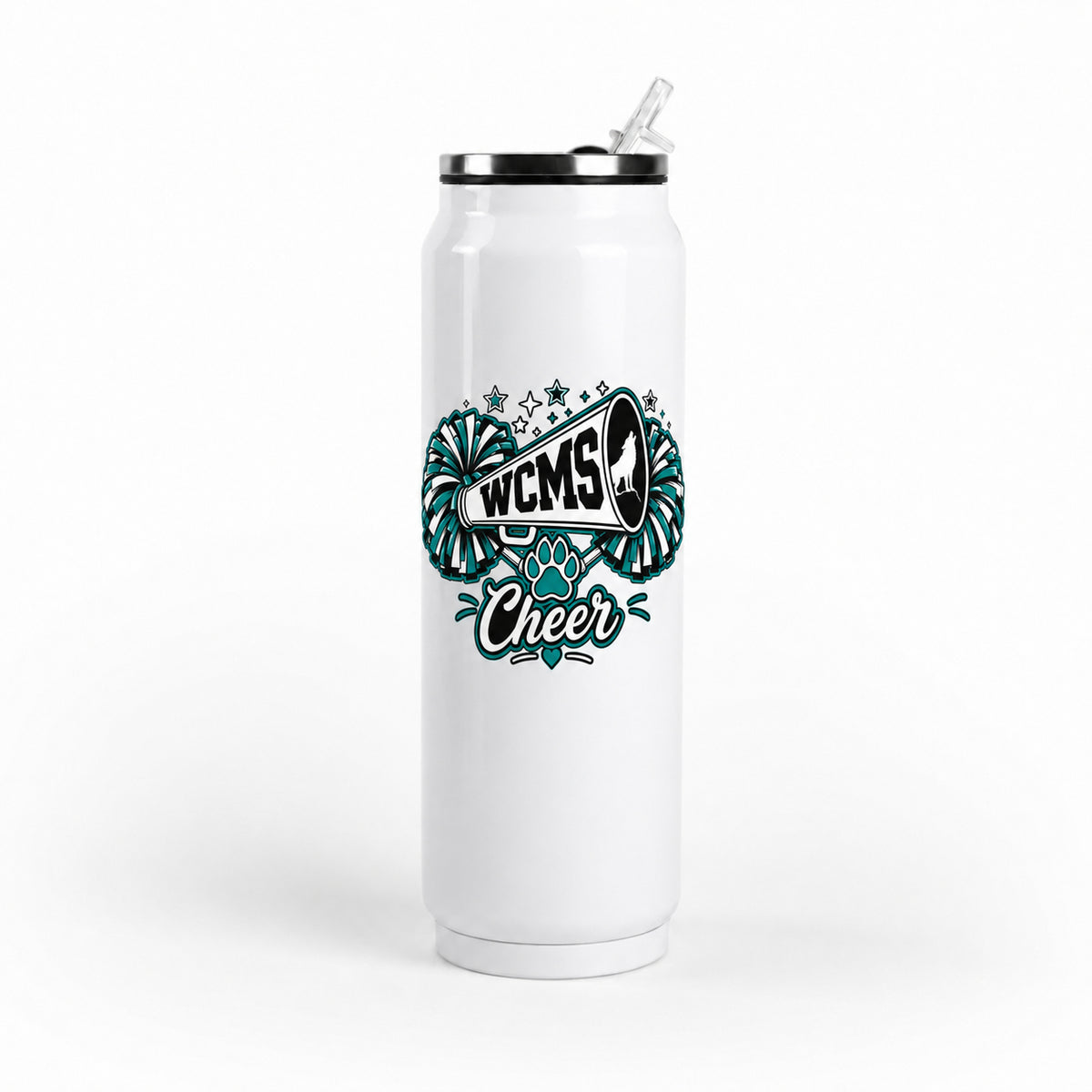 Wolves Cheer 17oz Can Tumbler