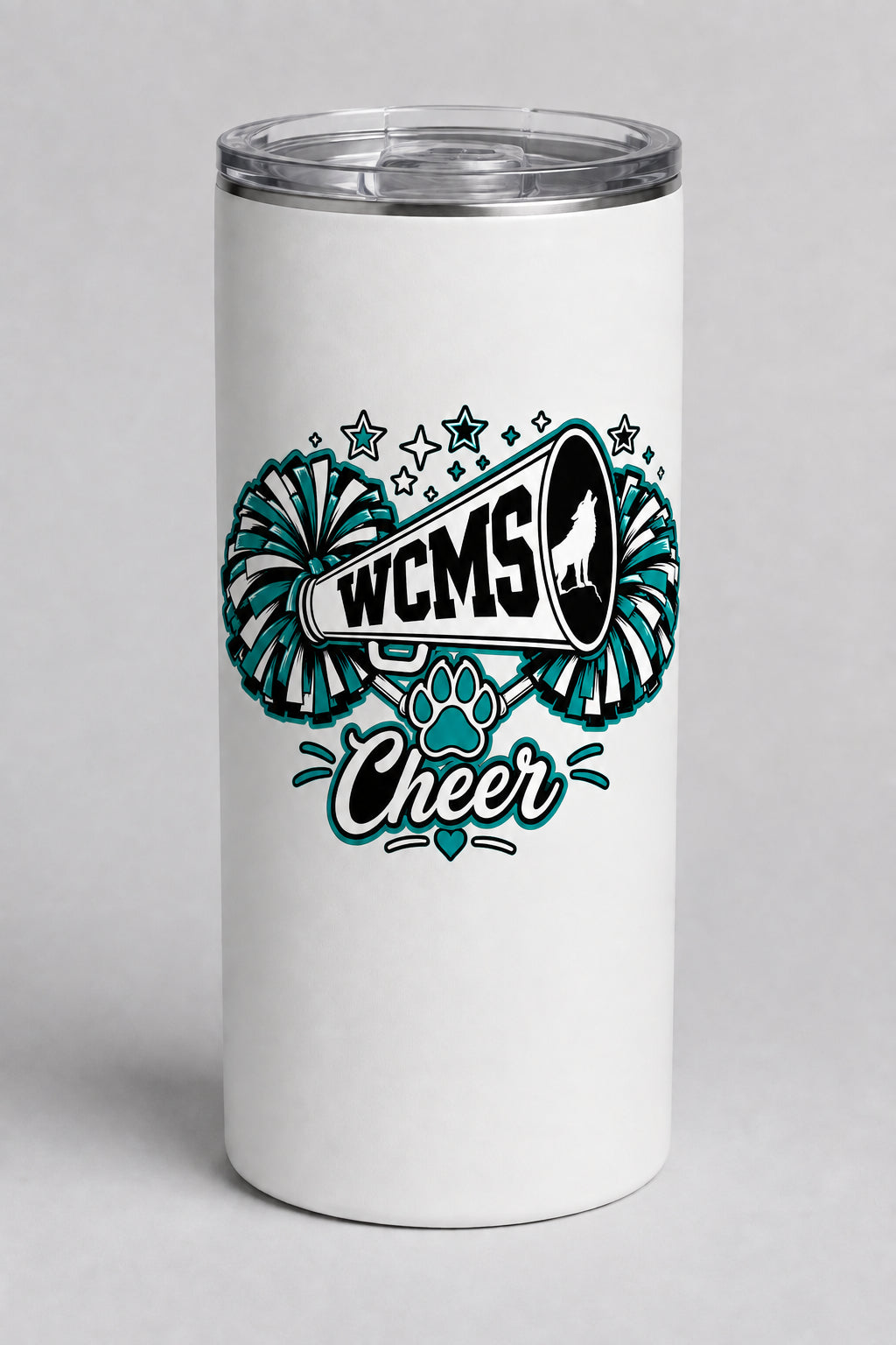 Wolves Cheer 20oz Skinny Tumbler