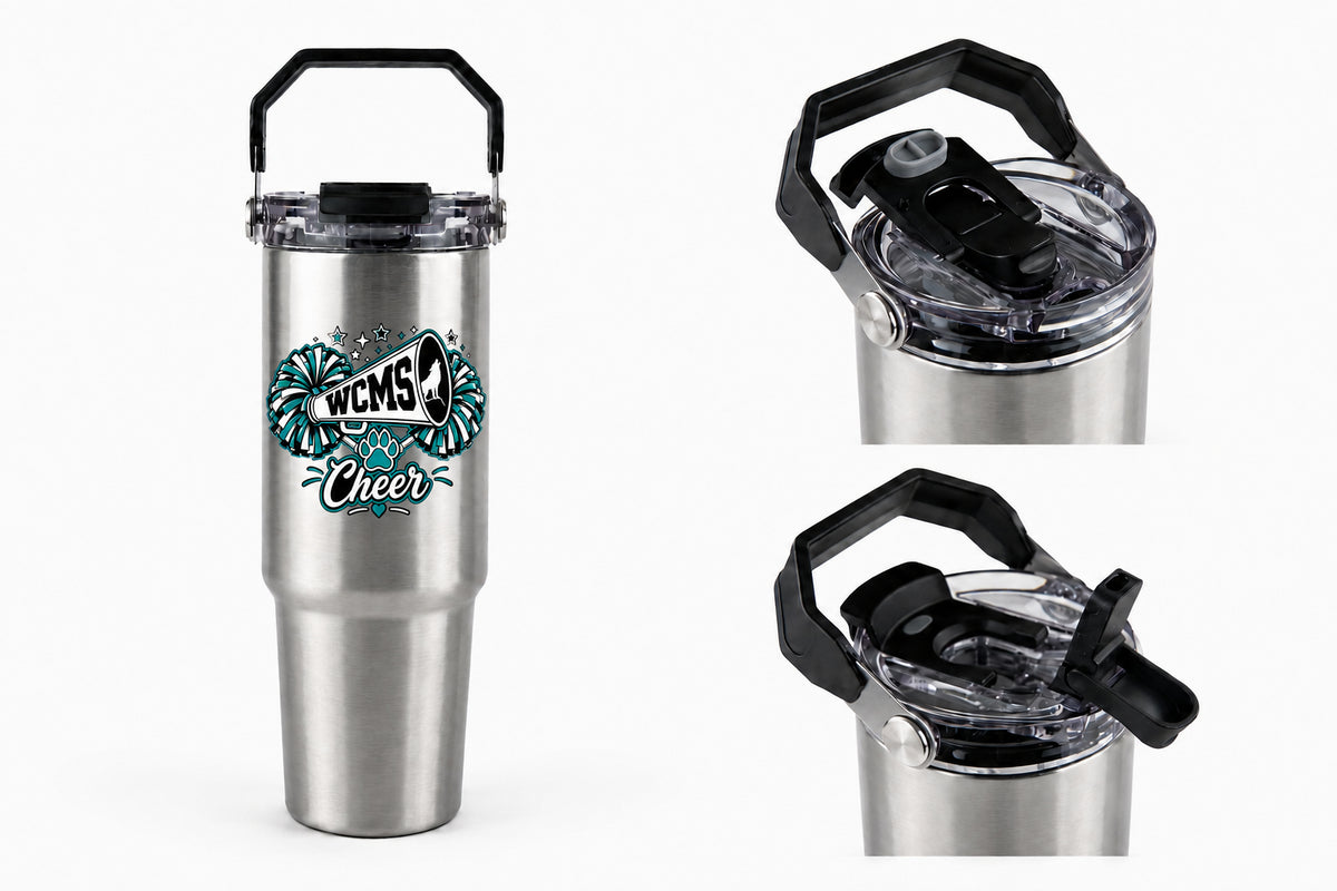 Wolves Cheer 30oz Tri-Sip Tumbler