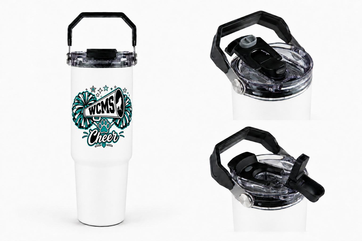 Wolves Cheer 30oz Tri-Sip Tumbler