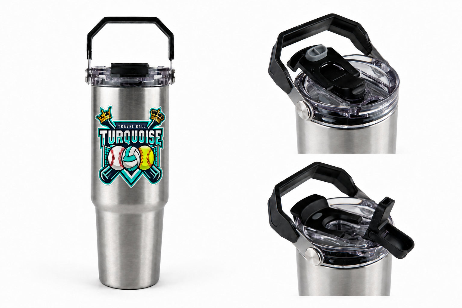 Turquoise Kings 30oz Tri-Sip Tumbler