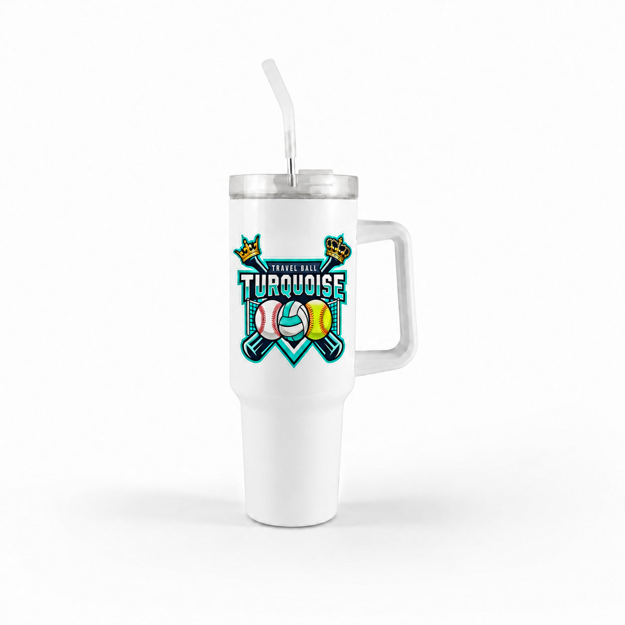 Turquoise Kings 40oz Tumbler w/ Handle