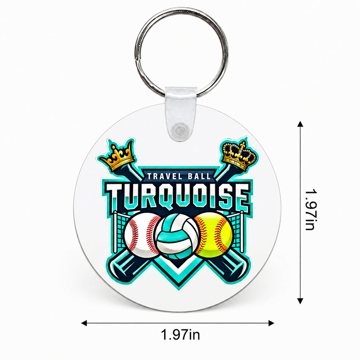 Turquoise Kings Custom Keychains
