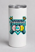 Turquoise Kings Skinny Tumbler