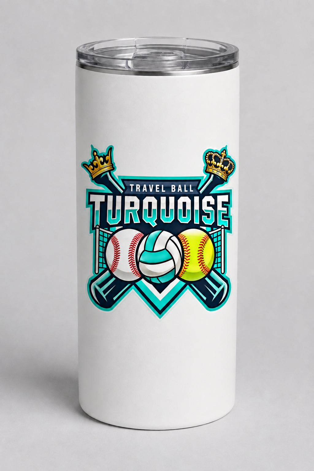 Turquoise Kings Skinny Tumbler