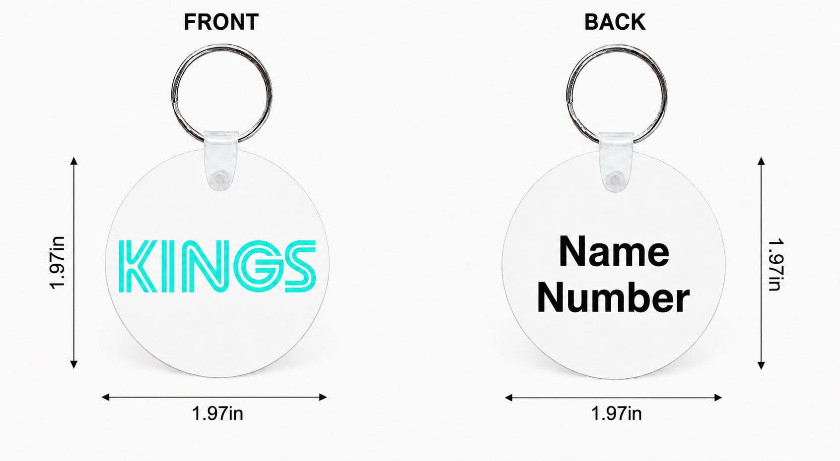 Kings Custom Keychain