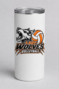 Wolves Volleyball Skinny Tumbler