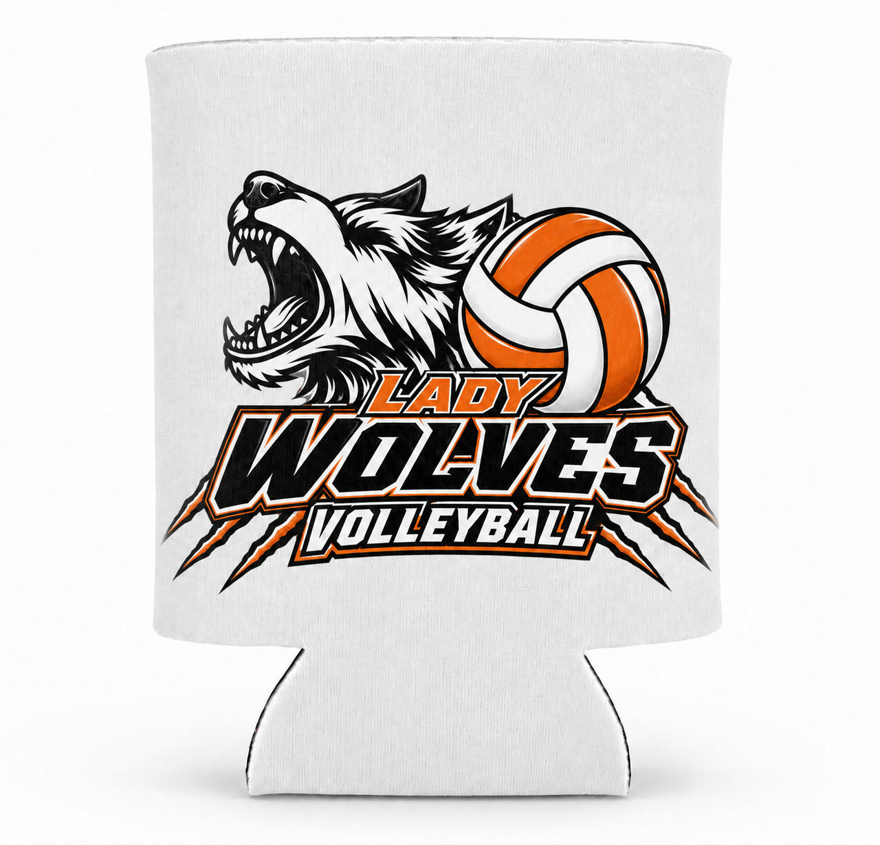Wolves Volleyball Coozie