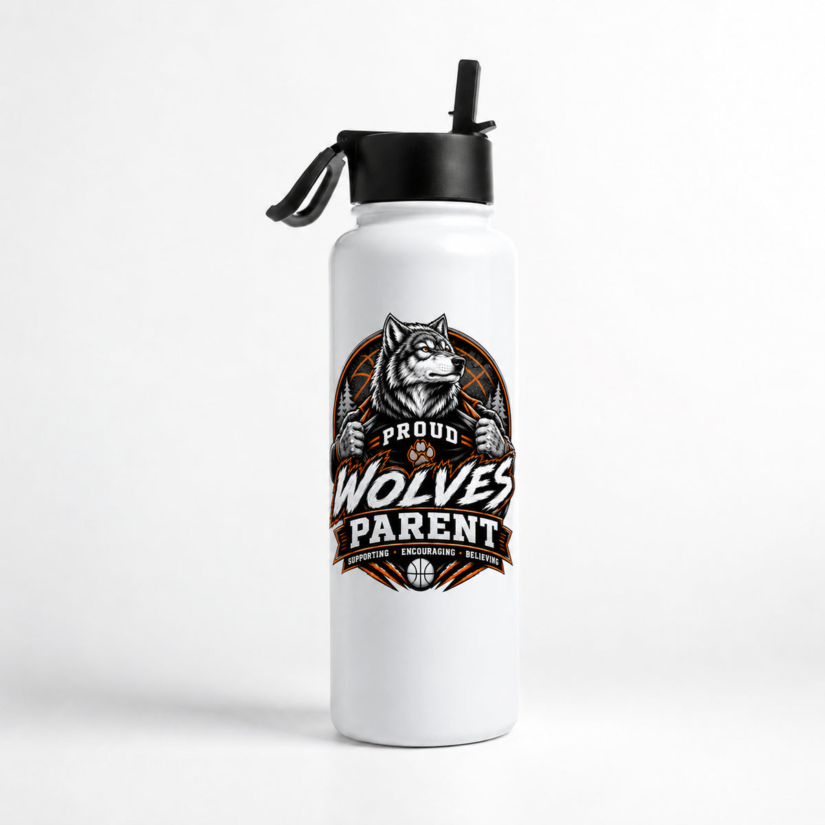Wolves Basketball 40oz Hydro Tumbler