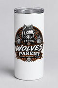 Wolves Basketball Skinny Tumbler
