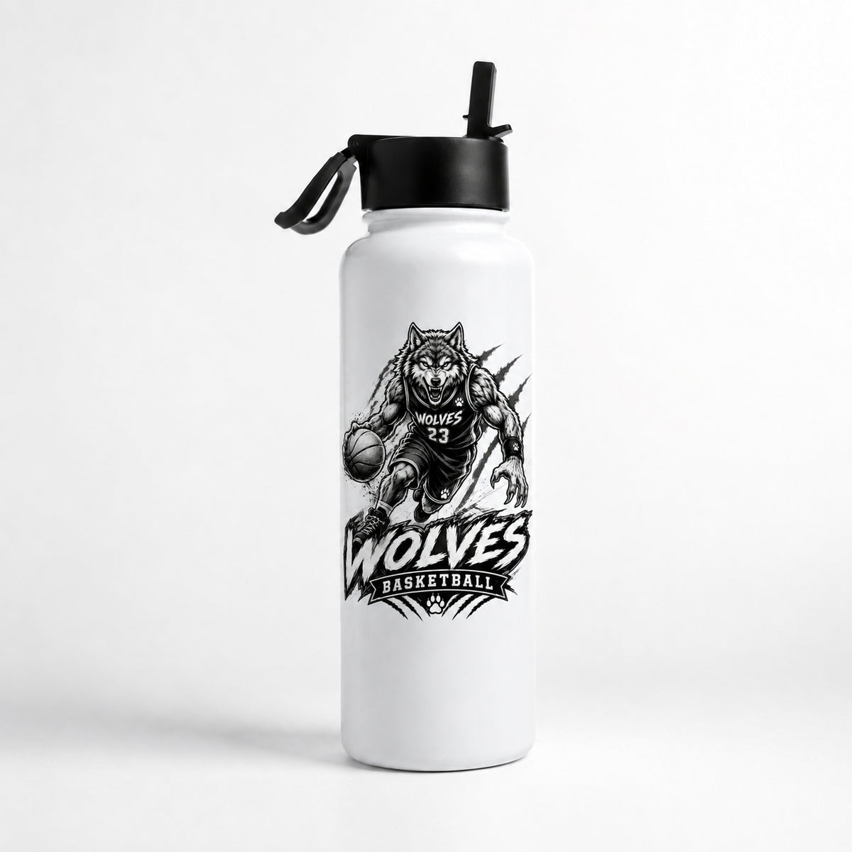 Wolves Basketball 40oz Hydro Tumbler