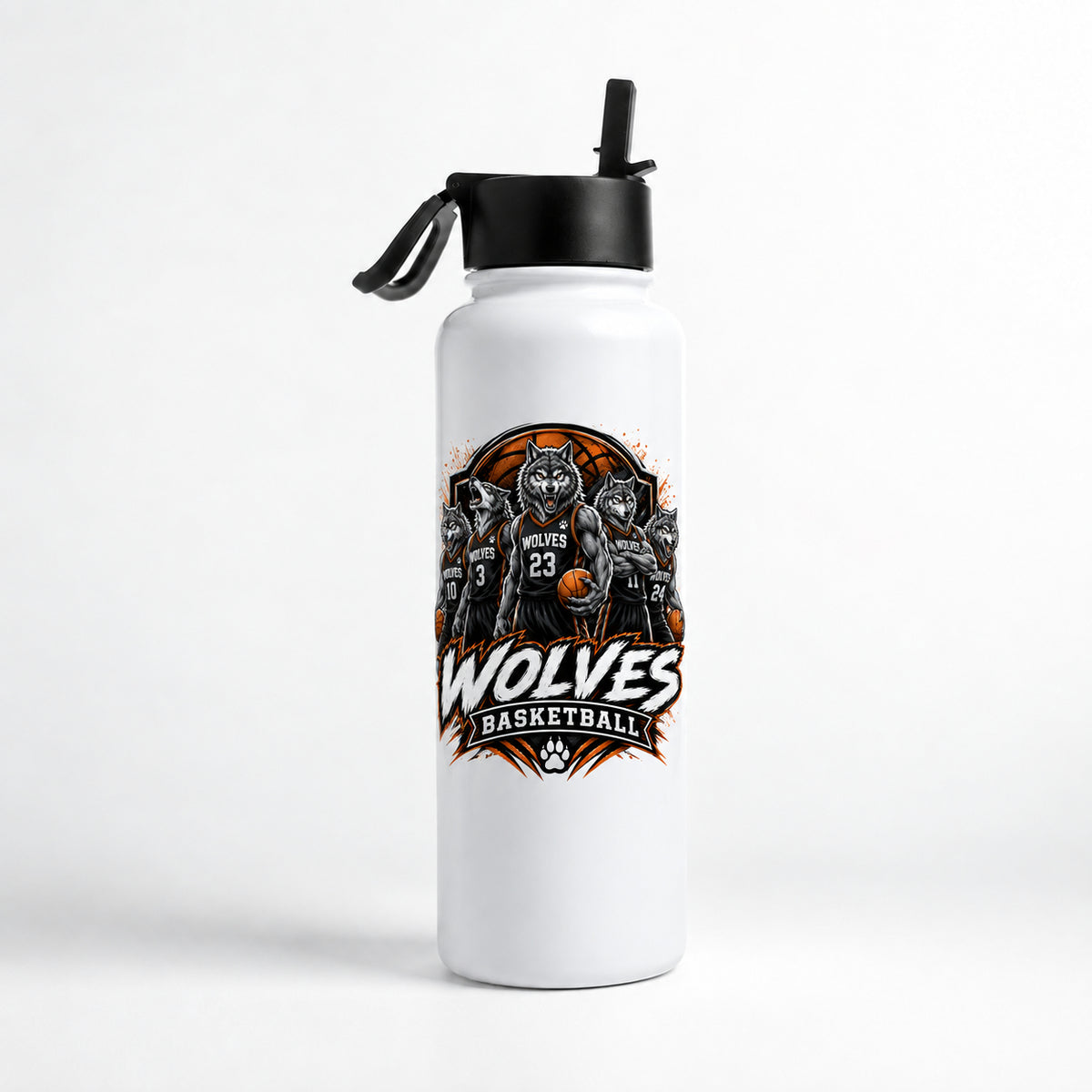 Wolves Basketball 40oz Hydro Tumbler