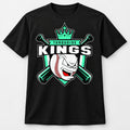 Turquoise Kings Baseball Short Sleeve