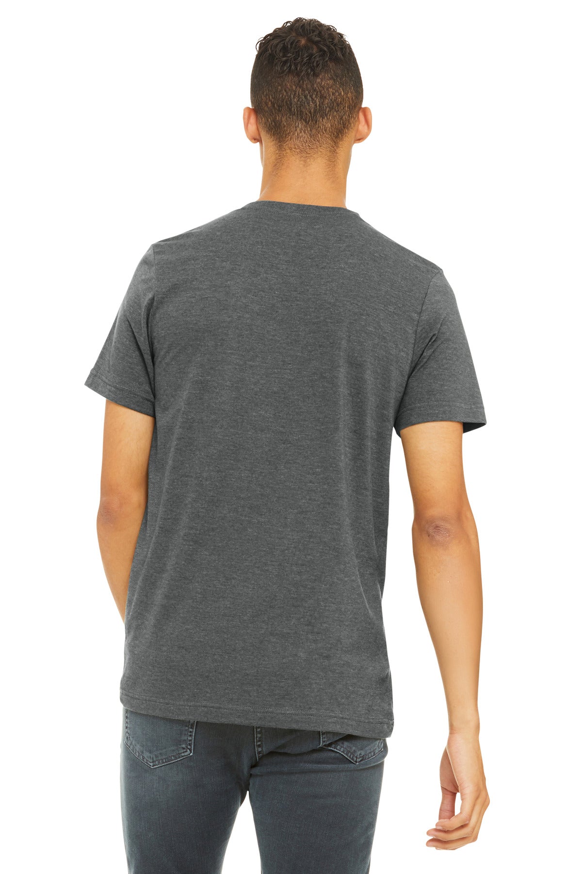 BELLA+CANVAS  Unisex Heather CVC Short Sleeve Tee. BC3001CVC