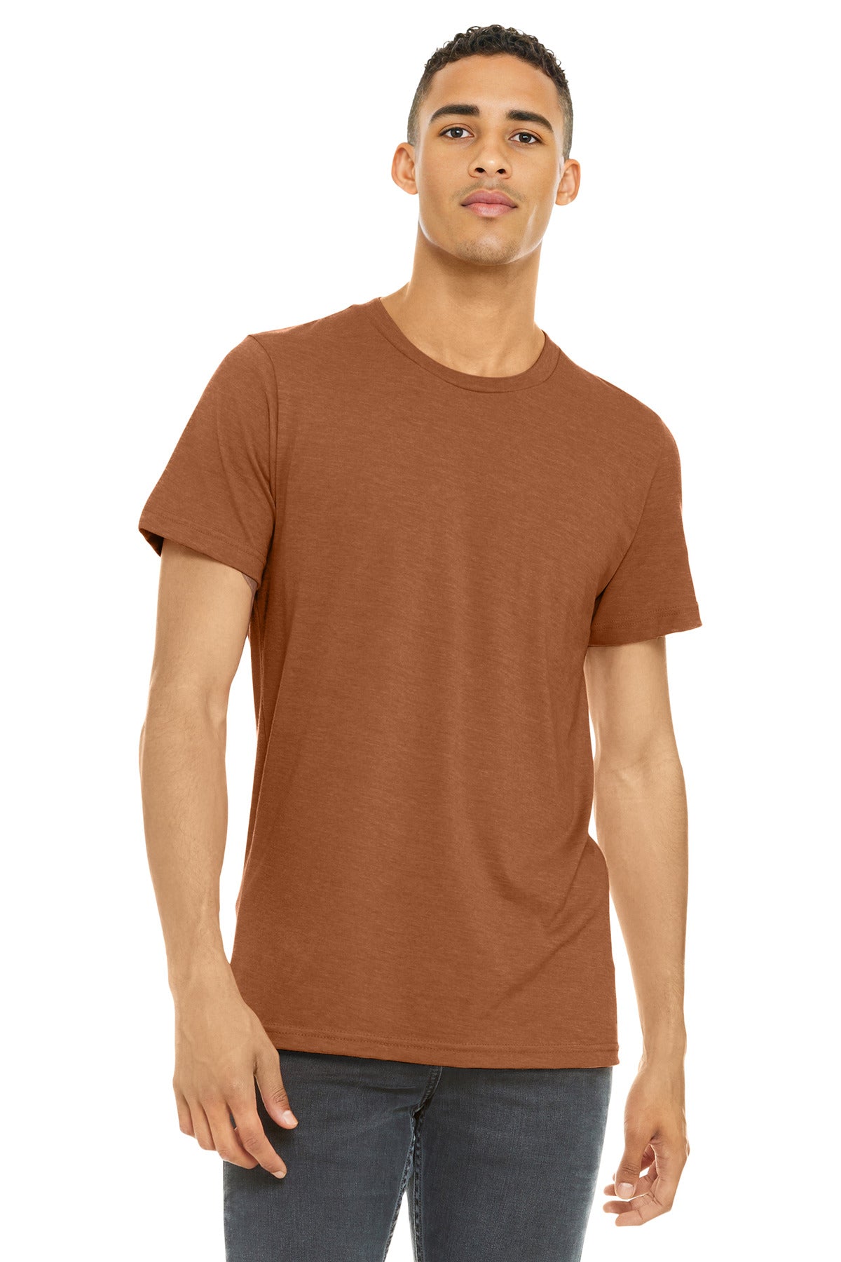 BELLA+CANVAS  Unisex Heather CVC Short Sleeve Tee. BC3001CVC