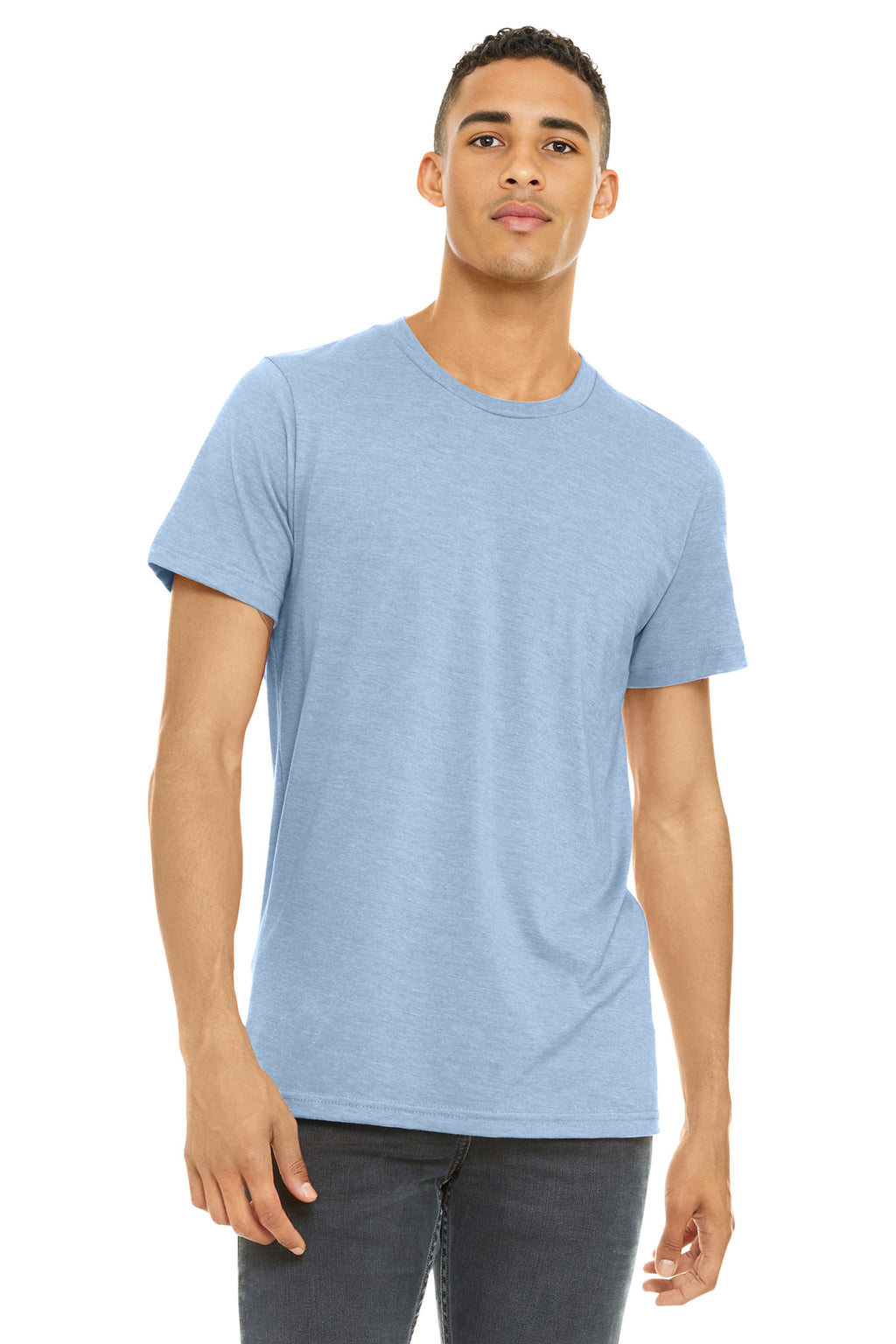 BELLA+CANVAS  Unisex Heather CVC Short Sleeve Tee. BC3001CVC