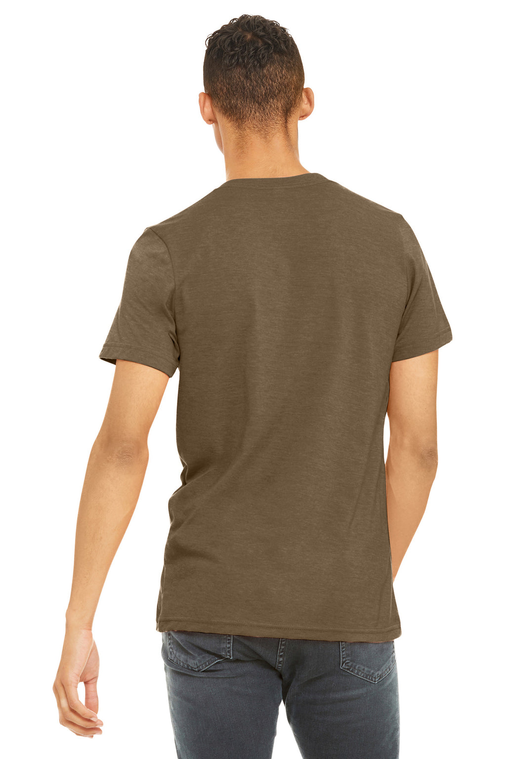 BELLA+CANVAS  Unisex Heather CVC Short Sleeve Tee. BC3001CVC