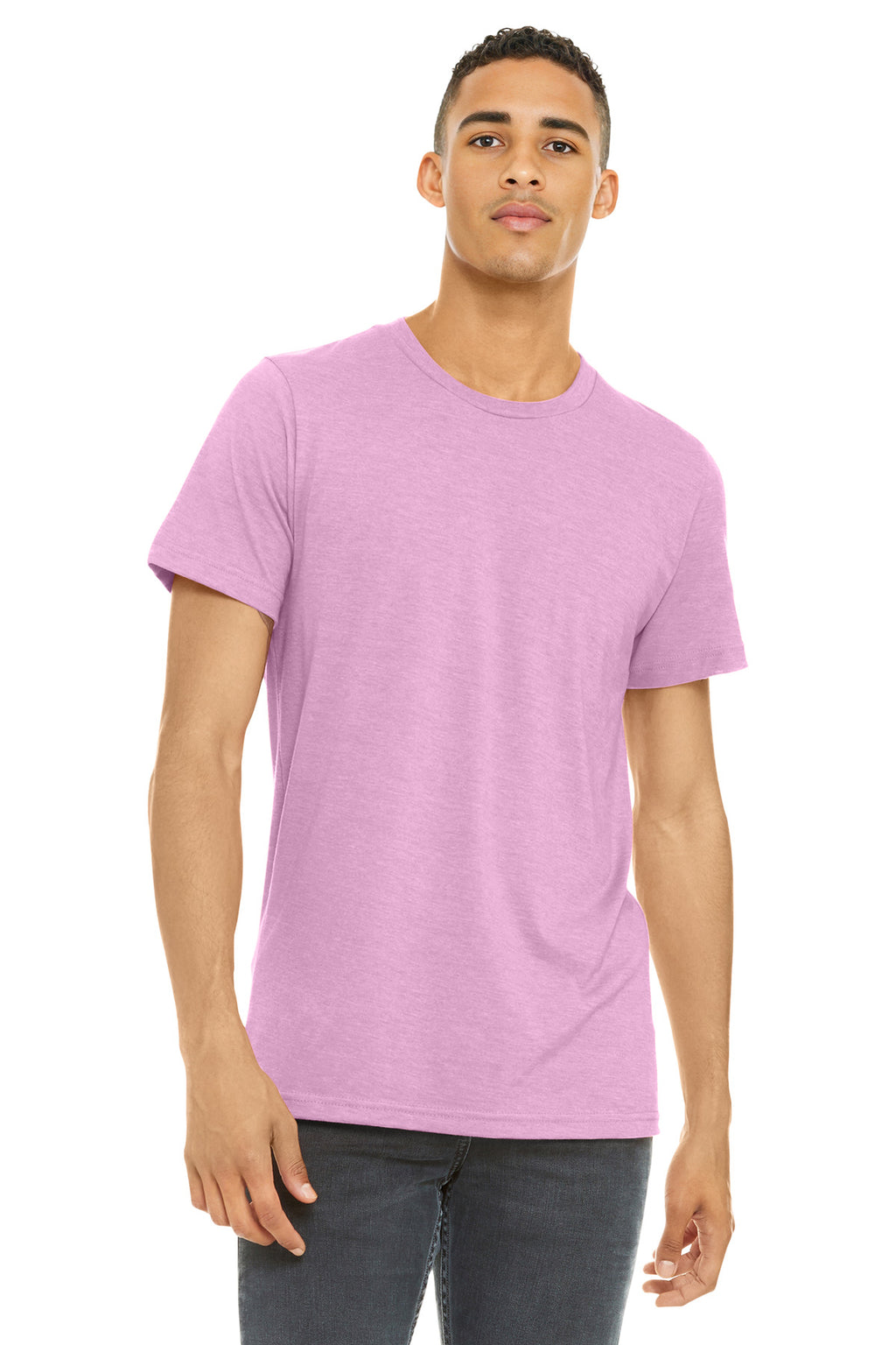 BELLA+CANVAS  Unisex Heather CVC Short Sleeve Tee. BC3001CVC
