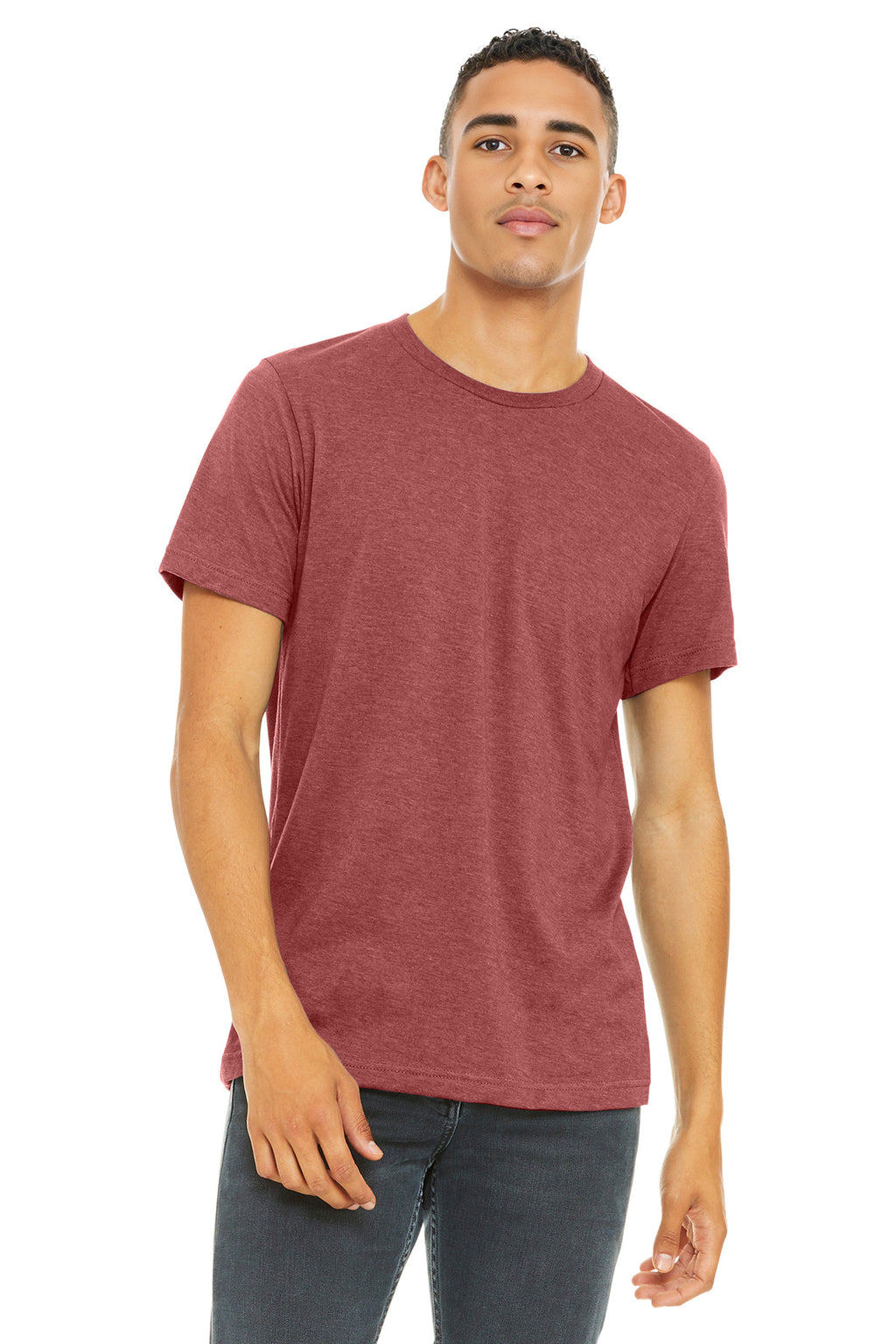 BELLA+CANVAS  Unisex Heather CVC Short Sleeve Tee. BC3001CVC