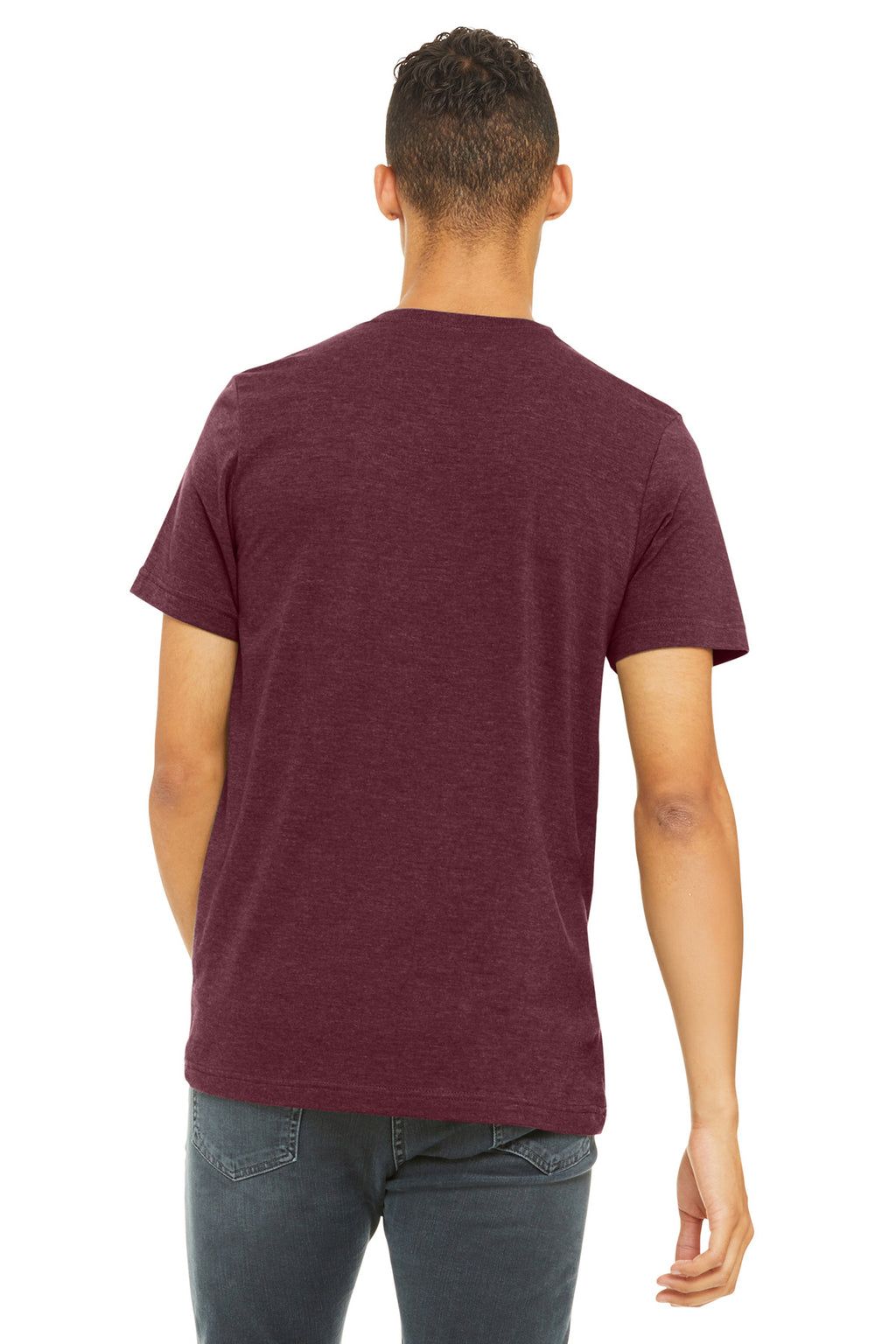 BELLA+CANVAS  Unisex Heather CVC Short Sleeve Tee. BC3001CVC