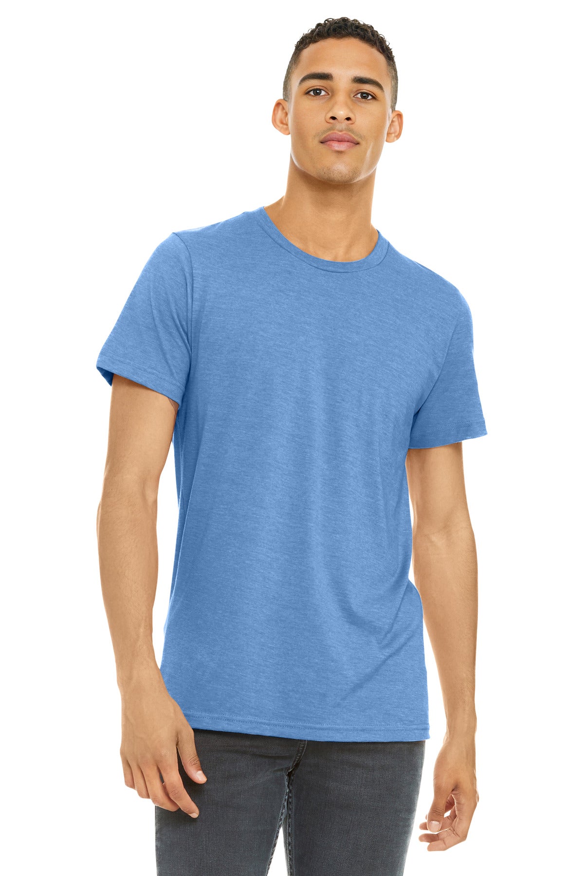 BELLA+CANVAS  Unisex Heather CVC Short Sleeve Tee. BC3001CVC