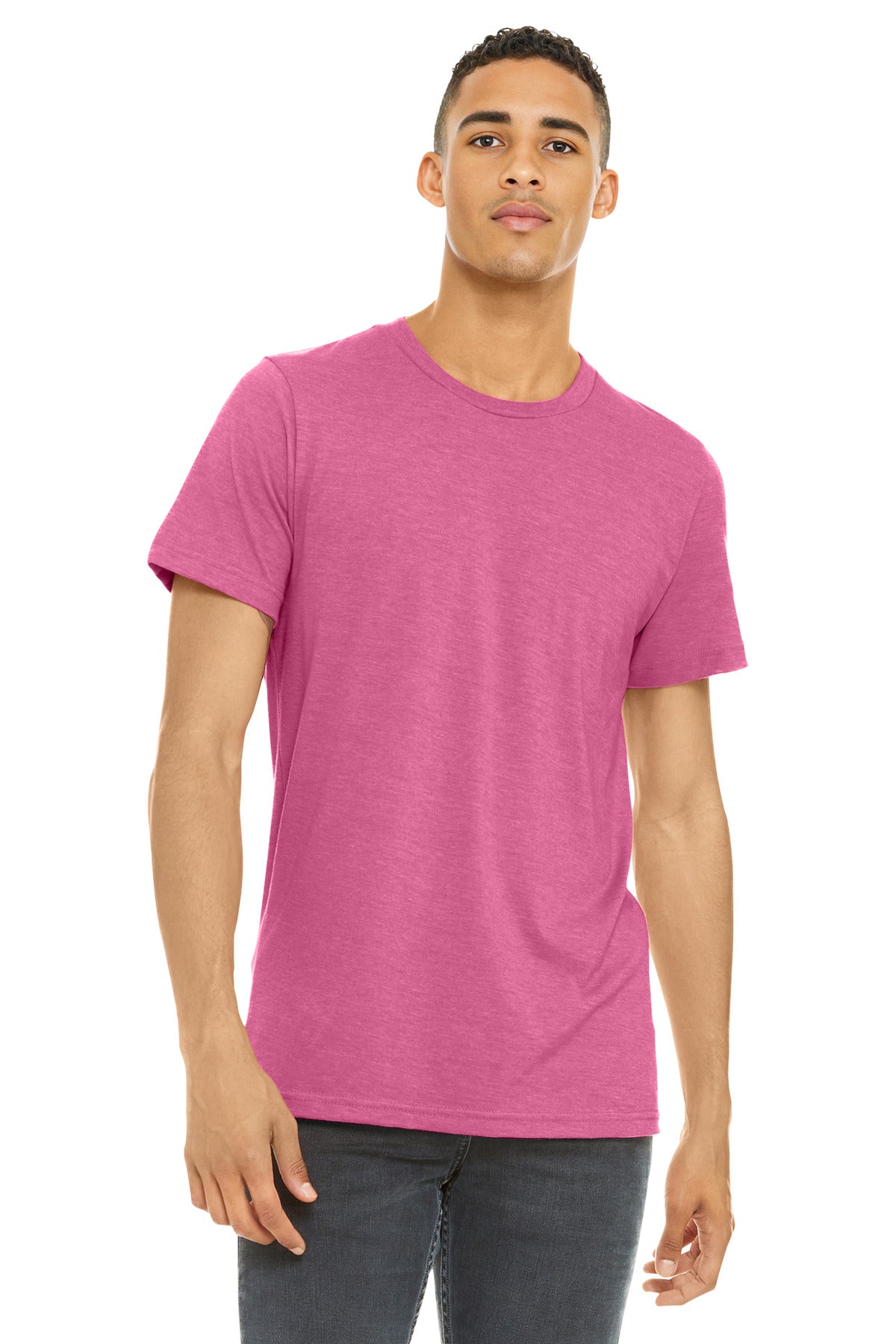 BELLA+CANVAS  Unisex Heather CVC Short Sleeve Tee. BC3001CVC