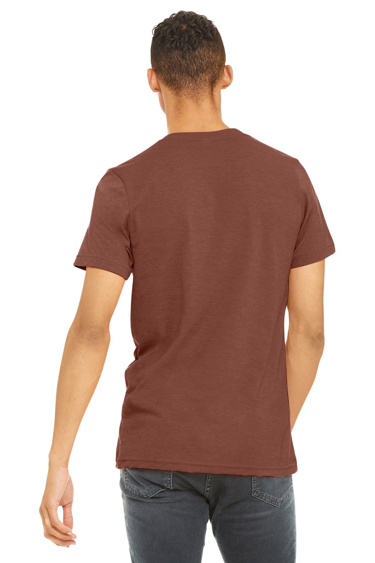 BELLA+CANVAS  Unisex Heather CVC Short Sleeve Tee. BC3001CVC
