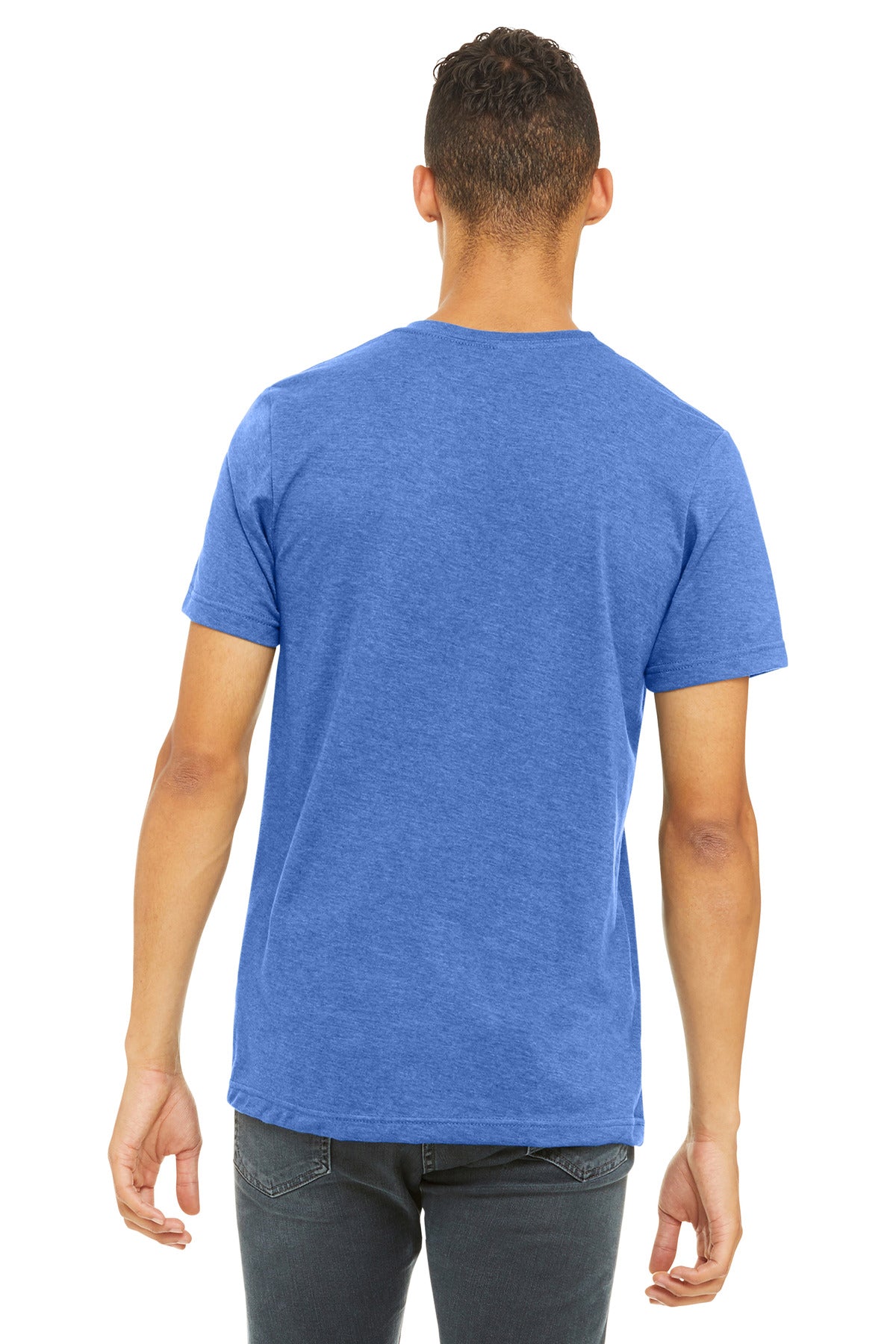 BELLA+CANVAS  Unisex Heather CVC Short Sleeve Tee. BC3001CVC