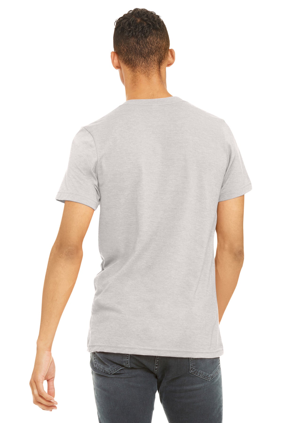 BELLA+CANVAS  Unisex Heather CVC Short Sleeve Tee. BC3001CVC