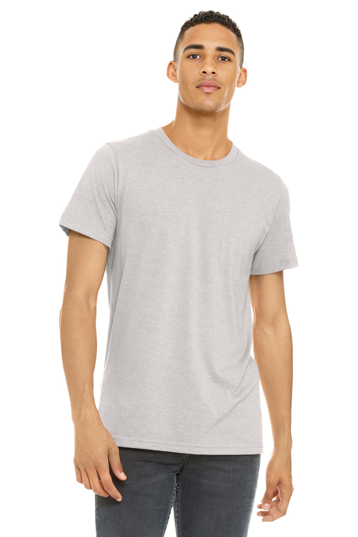 BELLA+CANVAS  Unisex Heather CVC Short Sleeve Tee. BC3001CVC