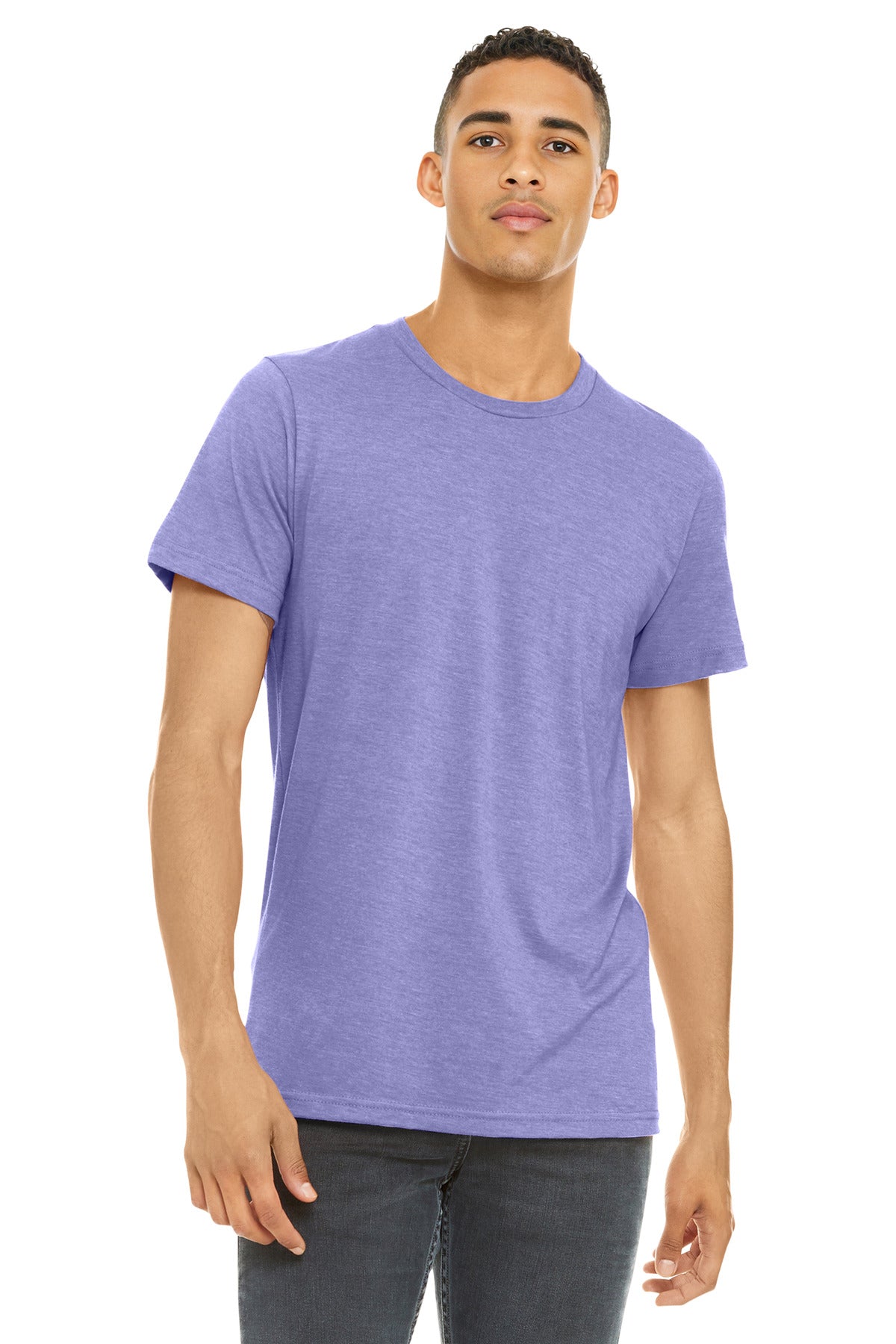 BELLA+CANVAS  Unisex Heather CVC Short Sleeve Tee. BC3001CVC