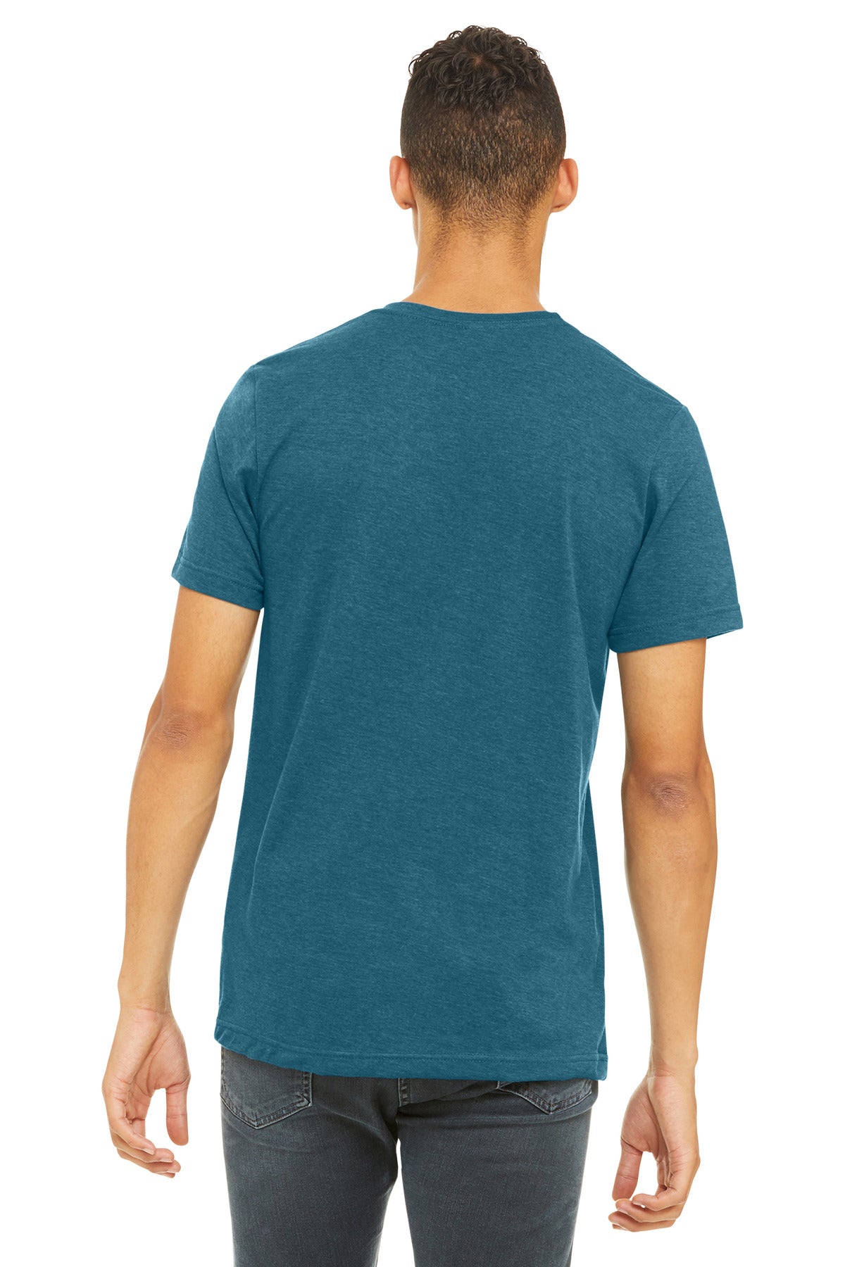 BELLA+CANVAS  Unisex Heather CVC Short Sleeve Tee. BC3001CVC