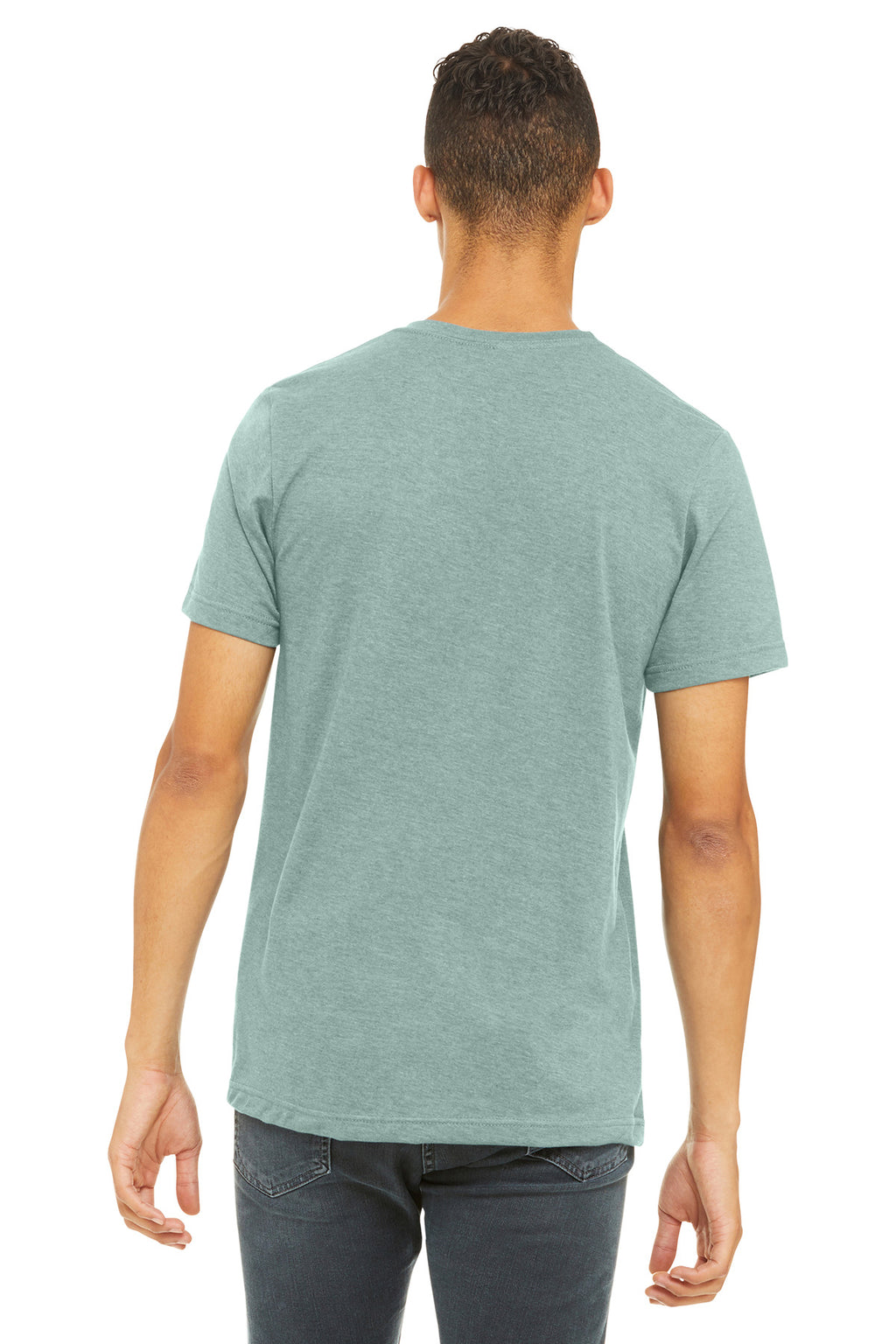 BELLA+CANVAS  Unisex Heather CVC Short Sleeve Tee. BC3001CVC