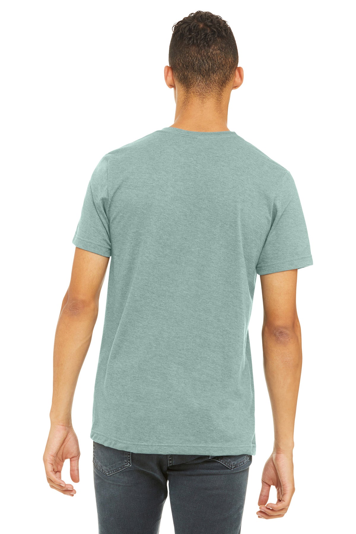 BELLA+CANVAS  Unisex Heather CVC Short Sleeve Tee. BC3001CVC