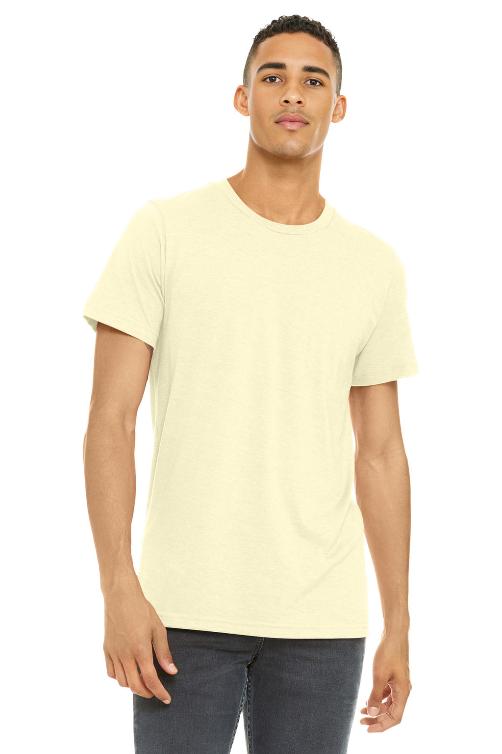 BELLA+CANVAS  Unisex Heather CVC Short Sleeve Tee. BC3001CVC