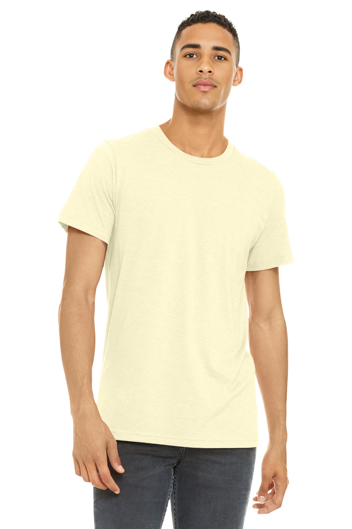 BELLA+CANVAS  Unisex Heather CVC Short Sleeve Tee. BC3001CVC