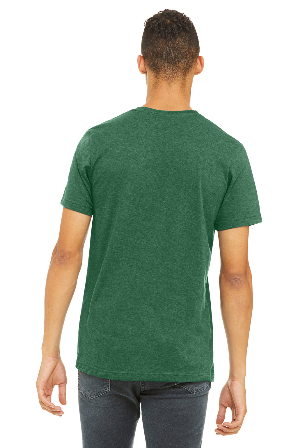 BELLA+CANVAS  Unisex Heather CVC Short Sleeve Tee. BC3001CVC